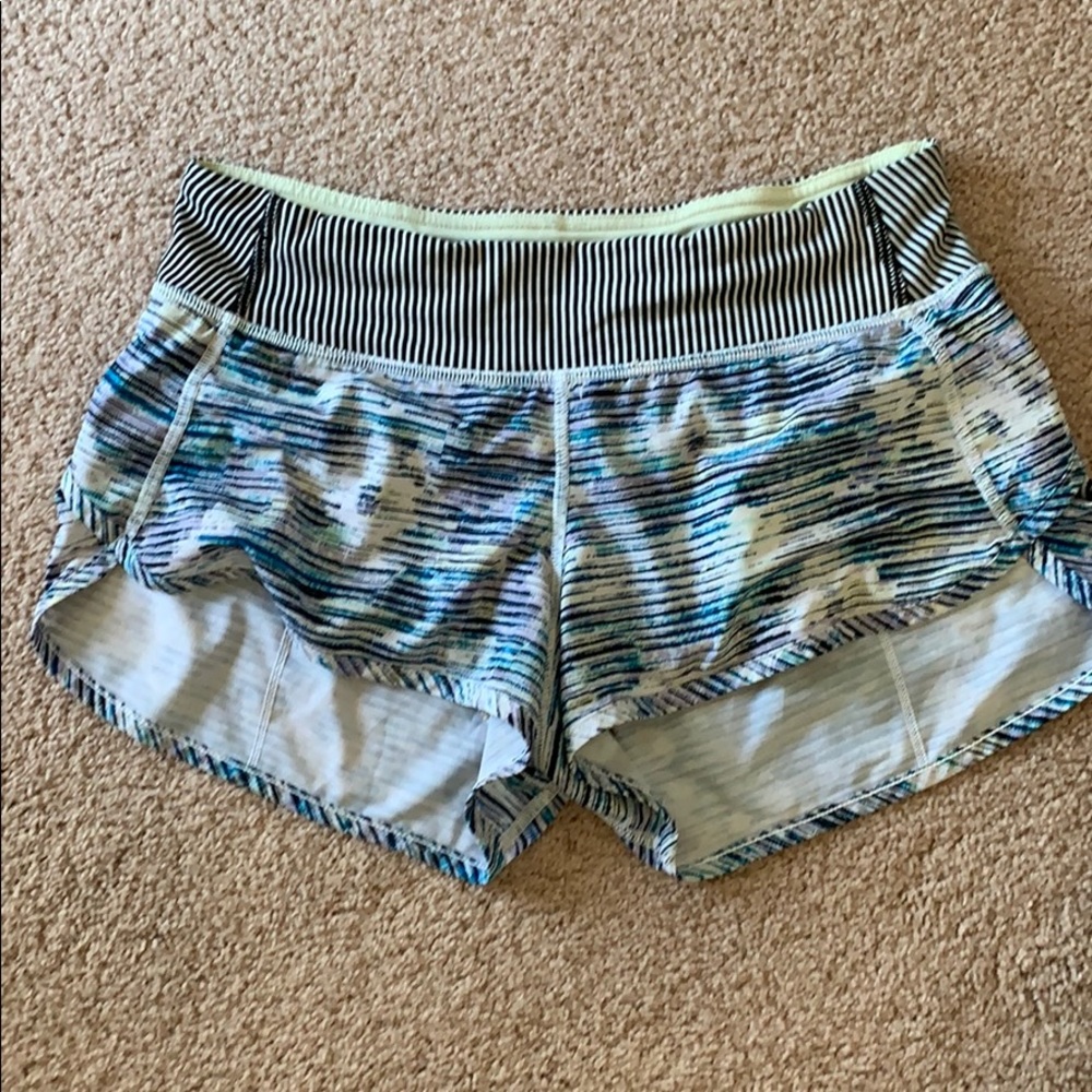 lululemon speed shorts